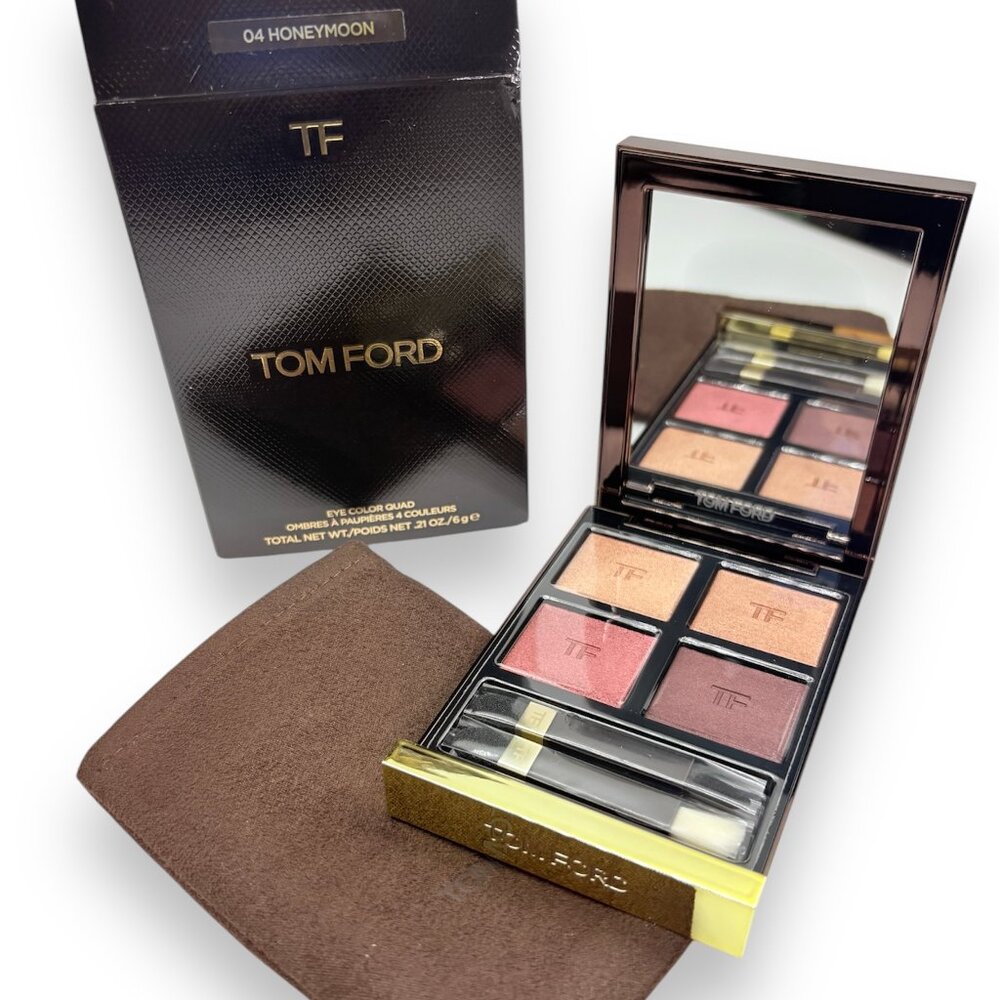 TOM FORD Eye Shadow Color Quad 04 HONEYMOON New in Box